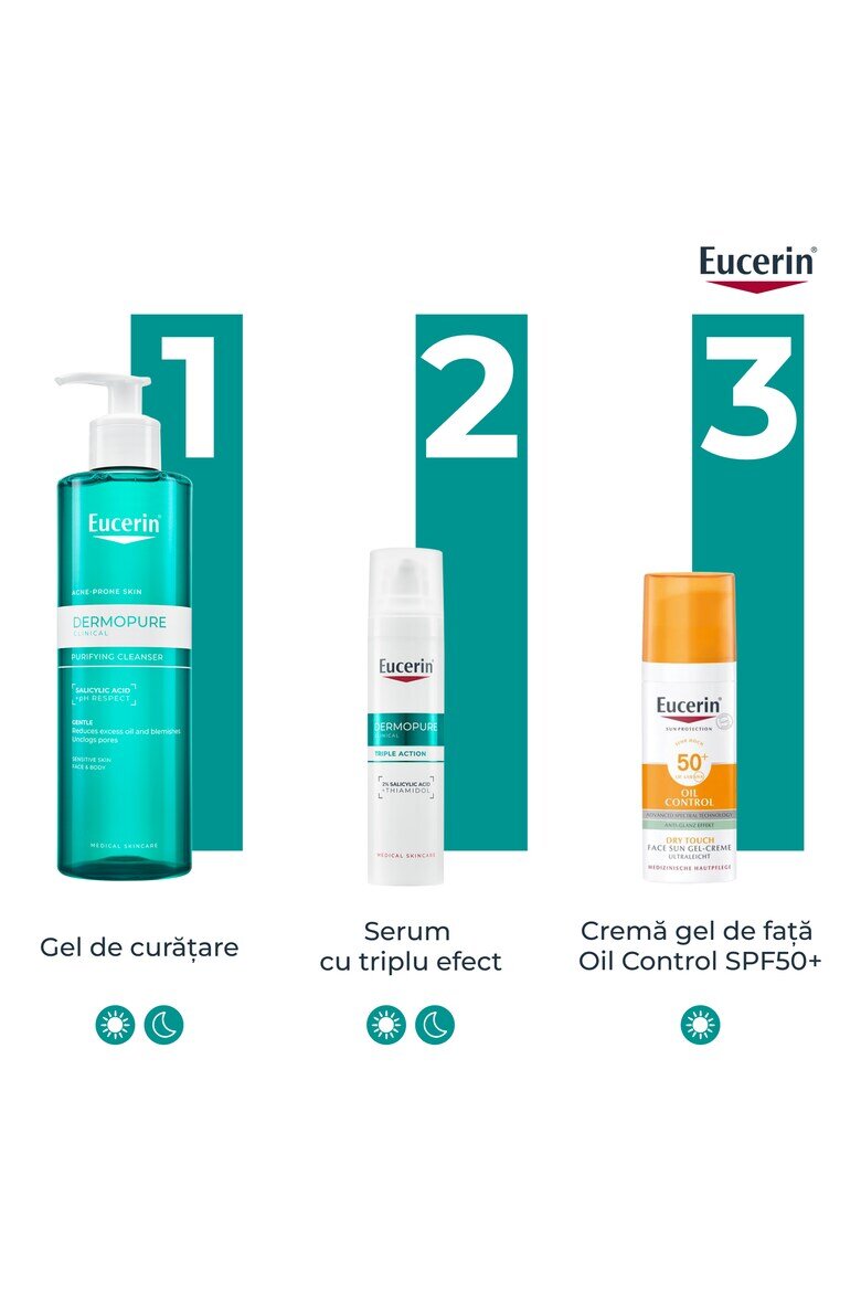 Eucerin Почистващ гел DermoPure 200 мл