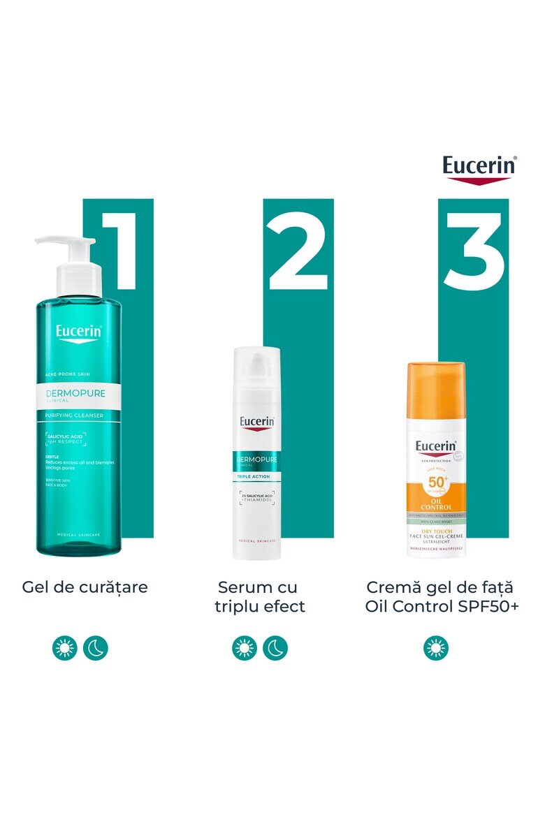Eucerin Почистващ гел DermoPure 400 мл