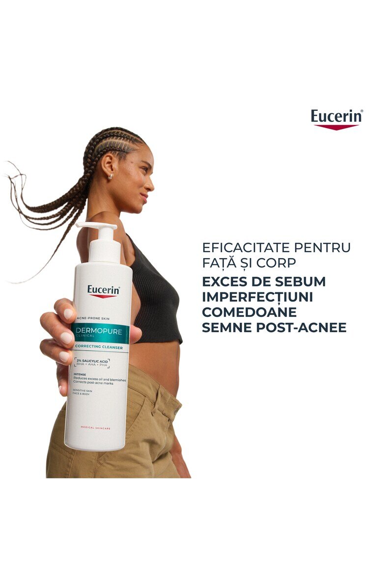 Eucerin Регенериращ почистващ гел DermoPure 400 мл