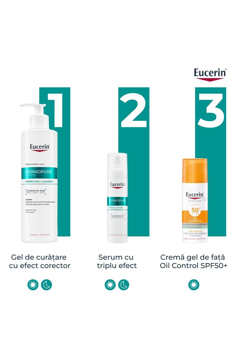 Eucerin Регенериращ почистващ гел DermoPure 400 мл