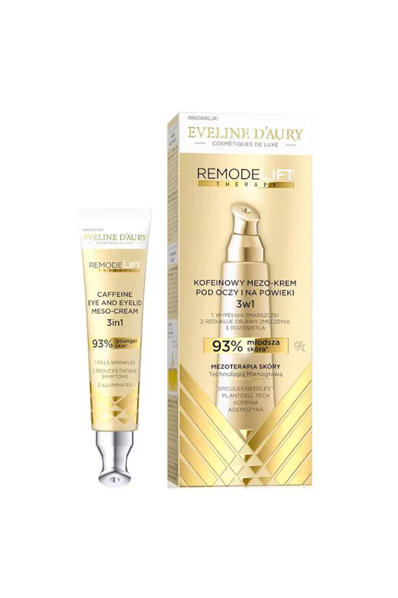 Eveline Cosmetics Комплект Eveline D'Aury 60+ Remodelift Therapy с крем за лице 50 мл витаминизиращ серум 30 мл и крем за очи и клепачи 20 мл