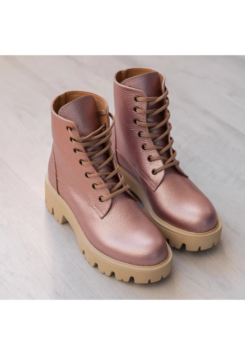 Exclusives Classic Leather Worker Boots - Розово