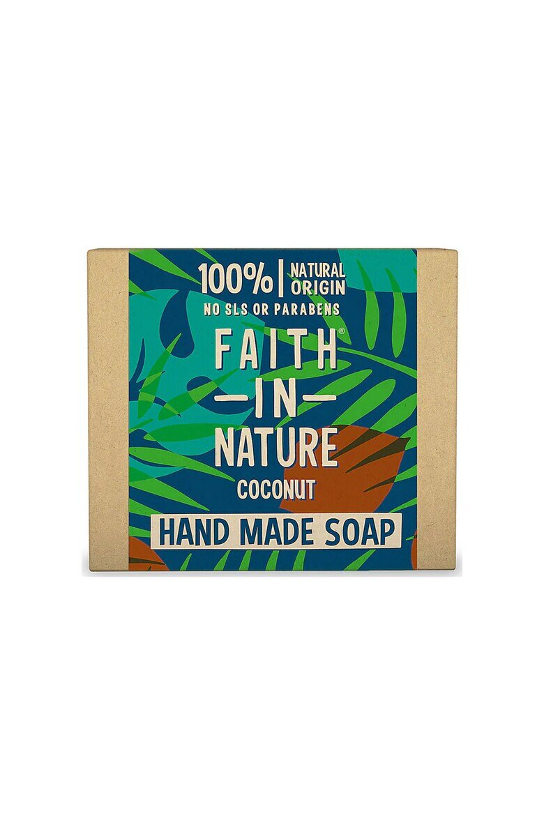 Faith in Nature Твърд натурален сапун с кокос Вяра в природата 100 гр