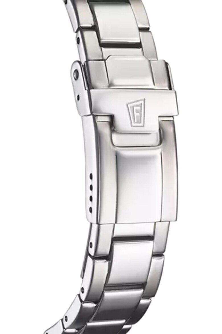 Festina Часовник от неръждаема стомана с лого Сребрист