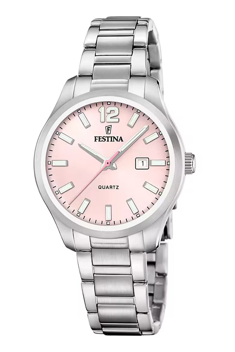 Festina Часовник с метална верижка Сребрист