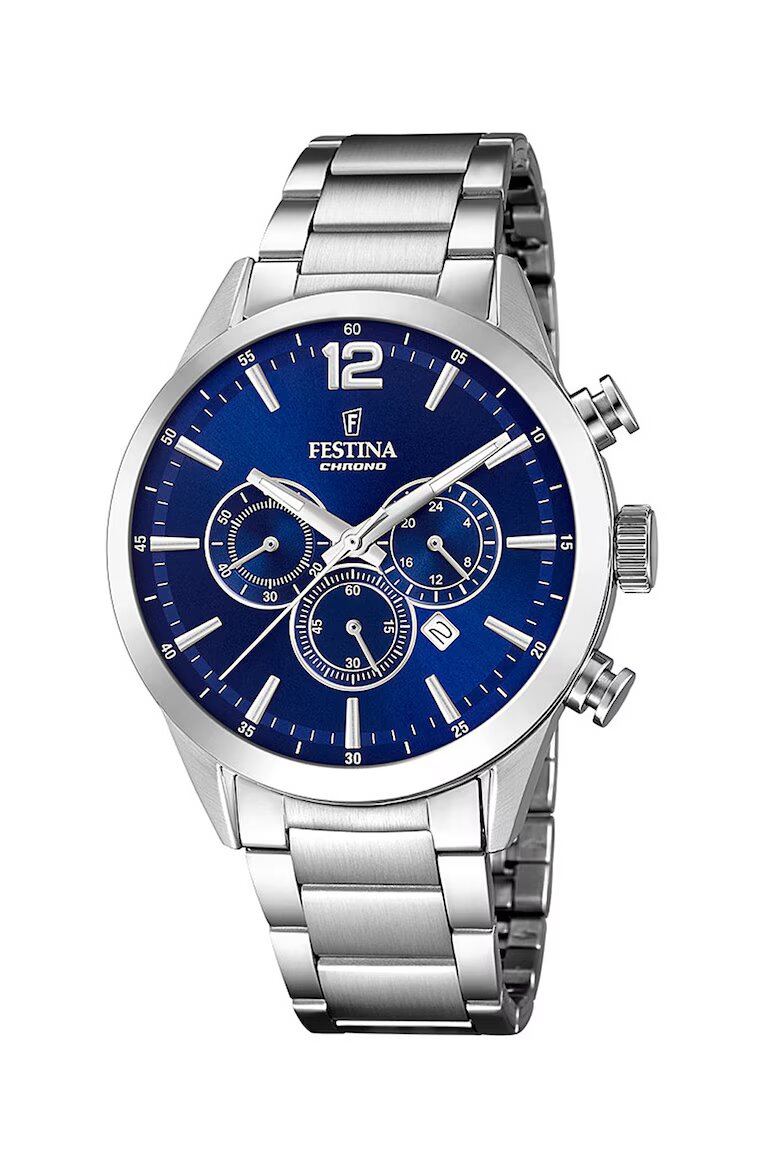 Festina Часовник с метална верижка Сребрист