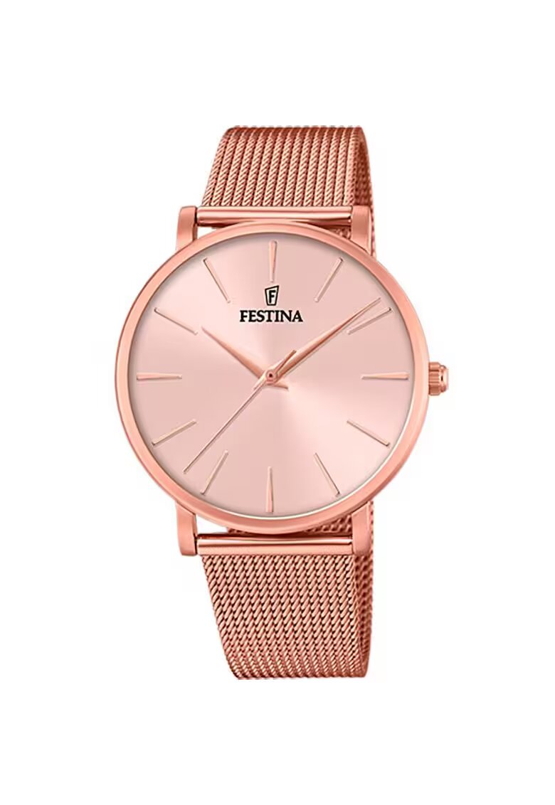 Festina Дамски часовник F20477/1 Кварцов Розово злато
