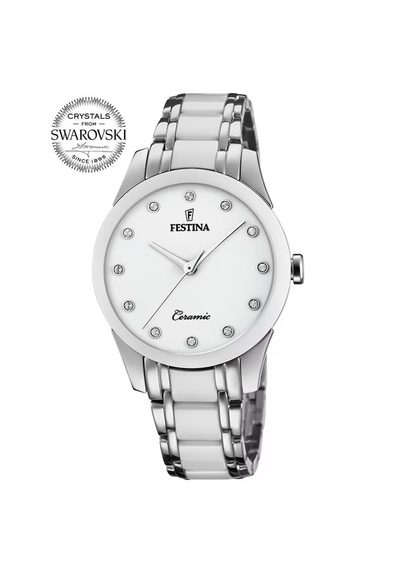 Festina Дамски часовник F20499/1 Кварцов Сребрист
