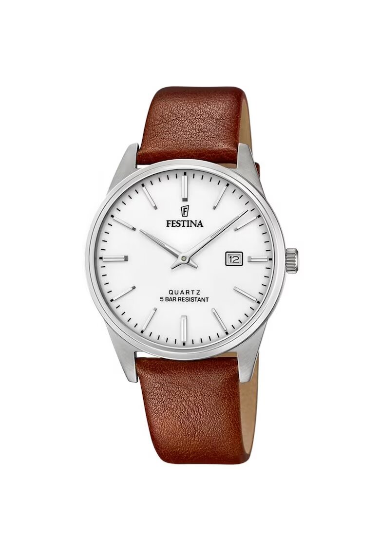 Festina Мъжки часовник F20512/2 Кварцов Сребрист