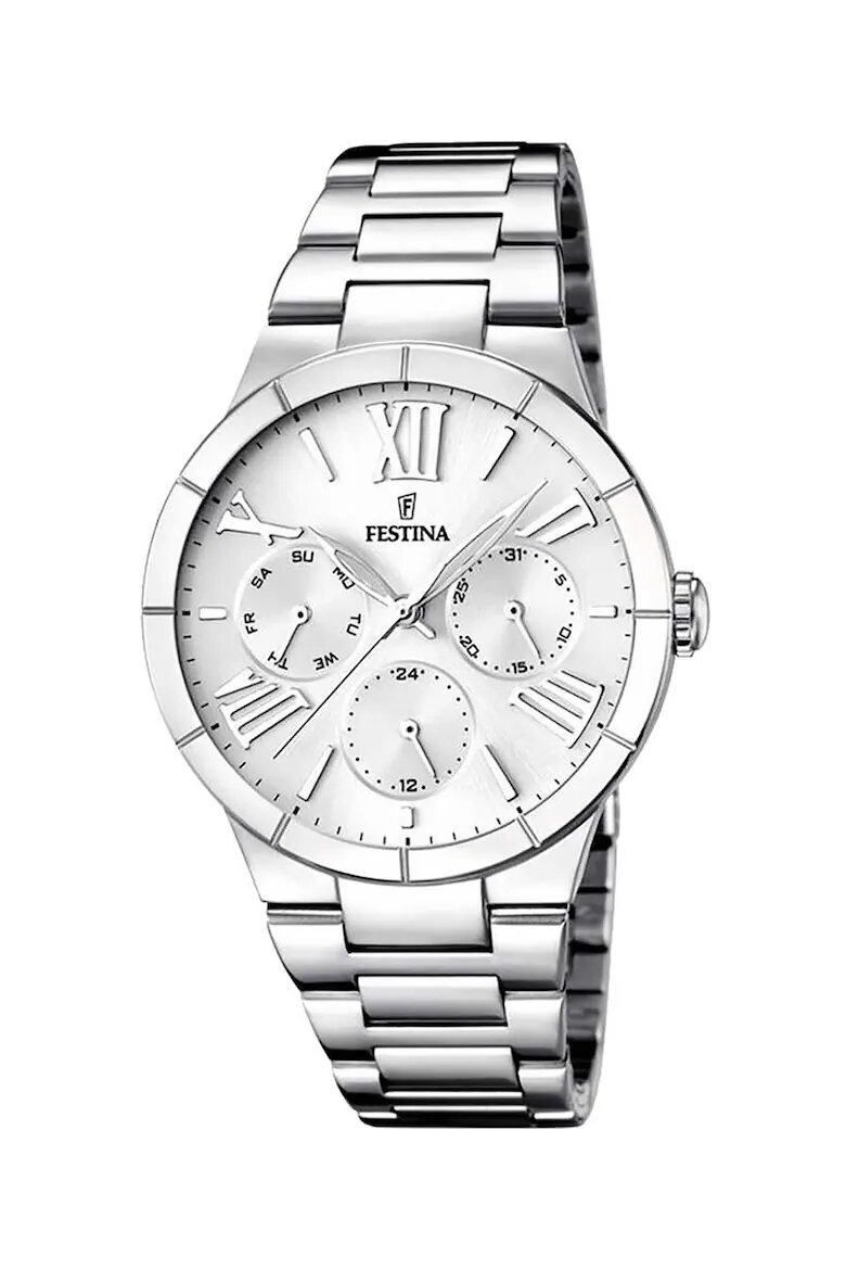 Festina Мултифункционален часовник от неръждаема стомана Сребрист