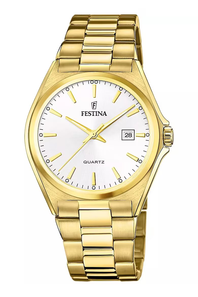 Festina Овален часовник Златист