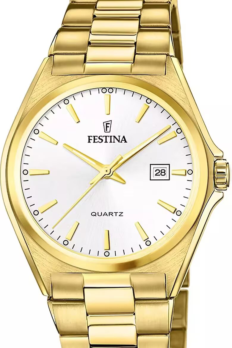 Festina Овален часовник Златист