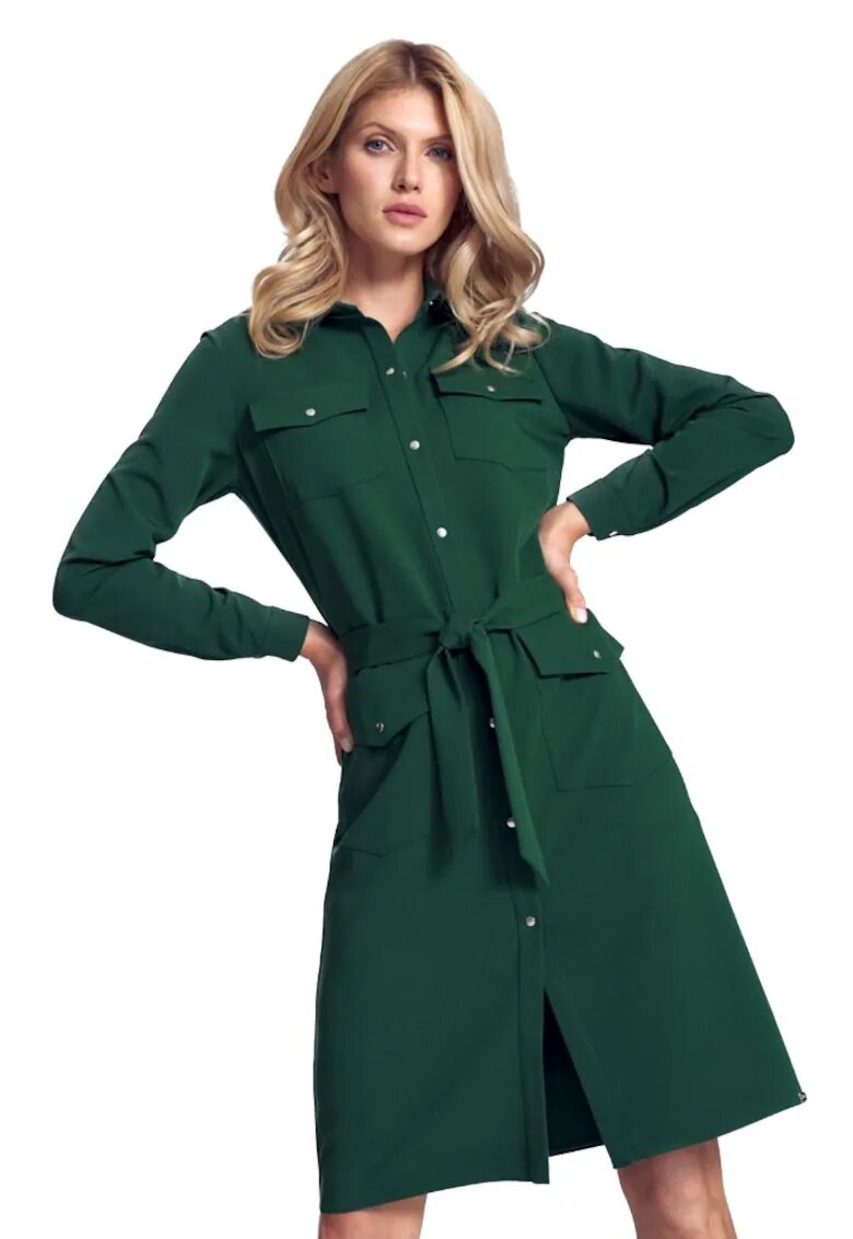 Figl Дамско облекло Plaid Astonnan M706 Green