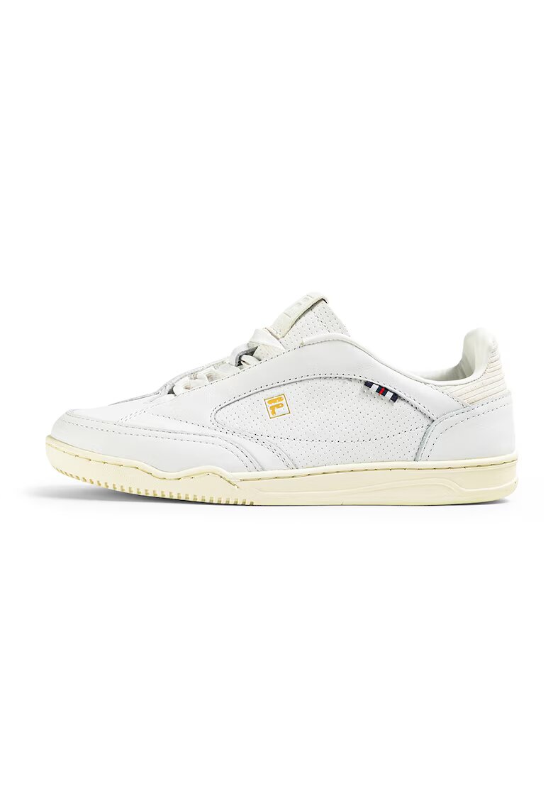 Fila Кожени спортни обувки Slantshot - Мръснобял