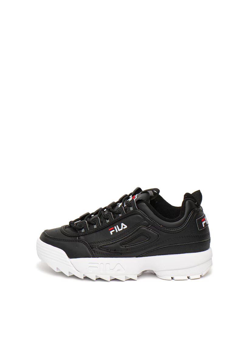 Fila Масивни спортни обувки Disruptor от еко кожа - Черен/Бял