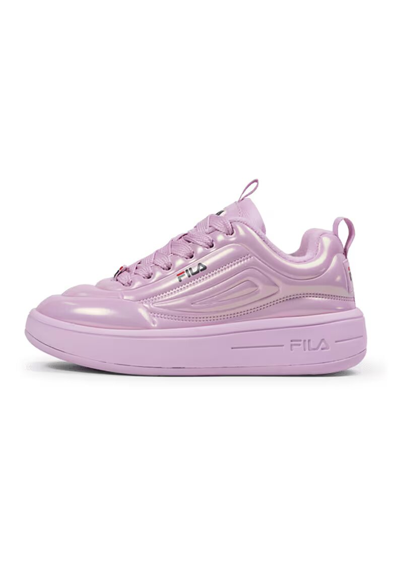 Fila Метализирани спортни обувки с равна платформа