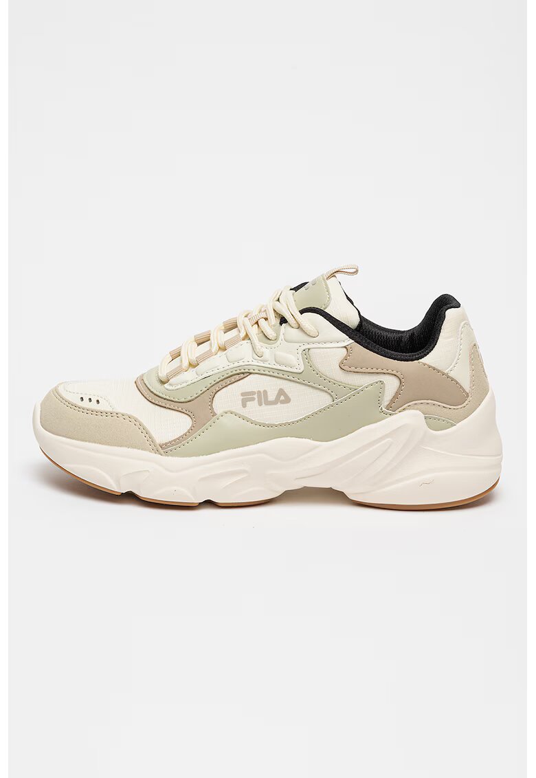 Fila Спортни обувки Collene CB с еко кожа - Бледа лила/Светло бежово