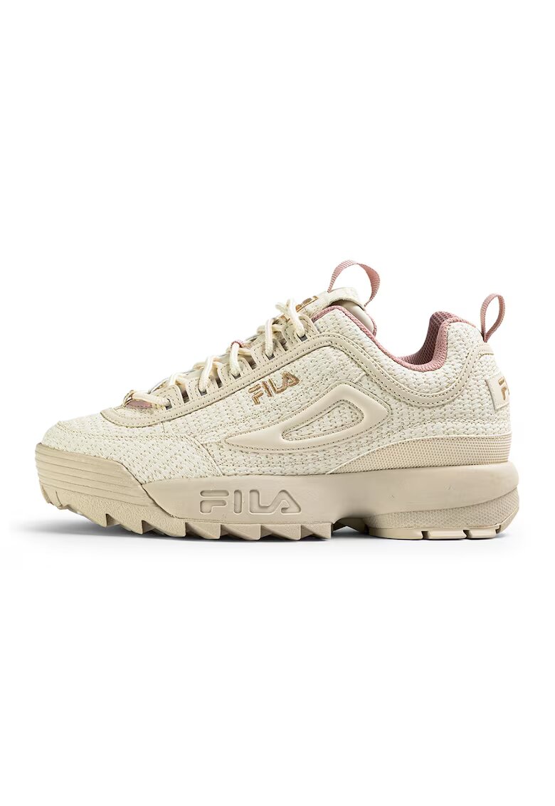 Fila Спортни обувки Disruptor от еко кожа с лого - Бежов