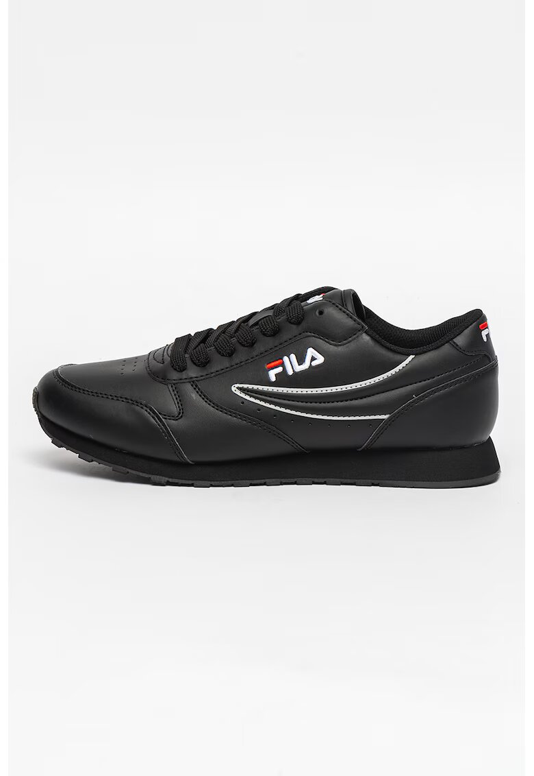 Fila Спортни обувки Orbit от еко кожа с бродирано лого - Черен