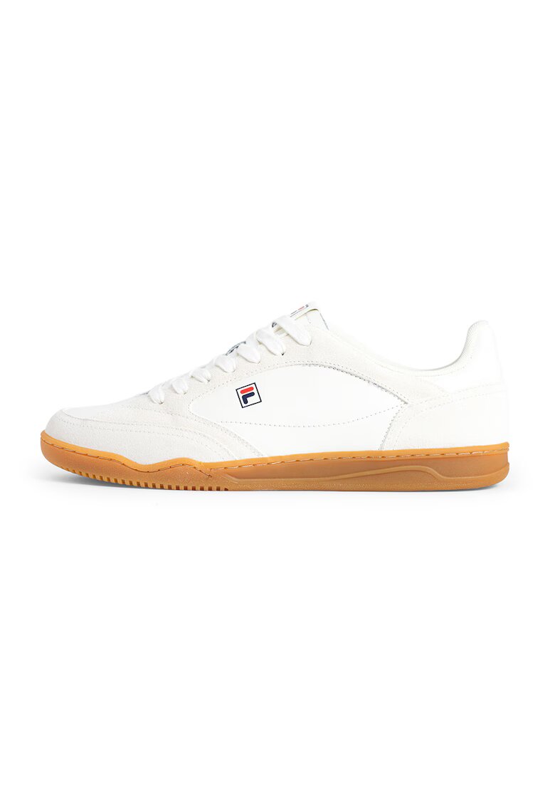 Fila Спортни обувки от кожа с лого - Слонова кост/Крем