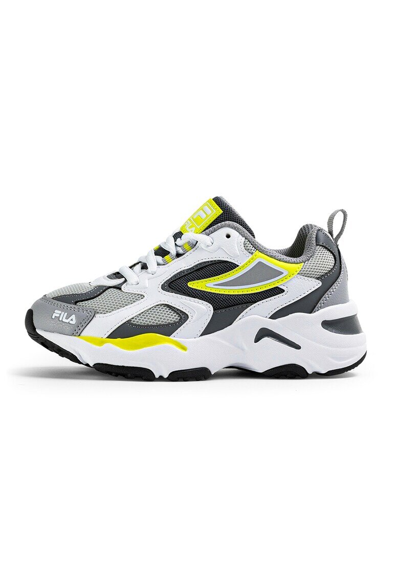 Fila Спортни обувки Ray Tracer с контрасти - Бял/Жълт/Сив