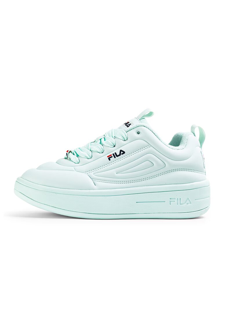 Fila Спортни обувки Superbubble от еко кожа с лого - Мръснобял