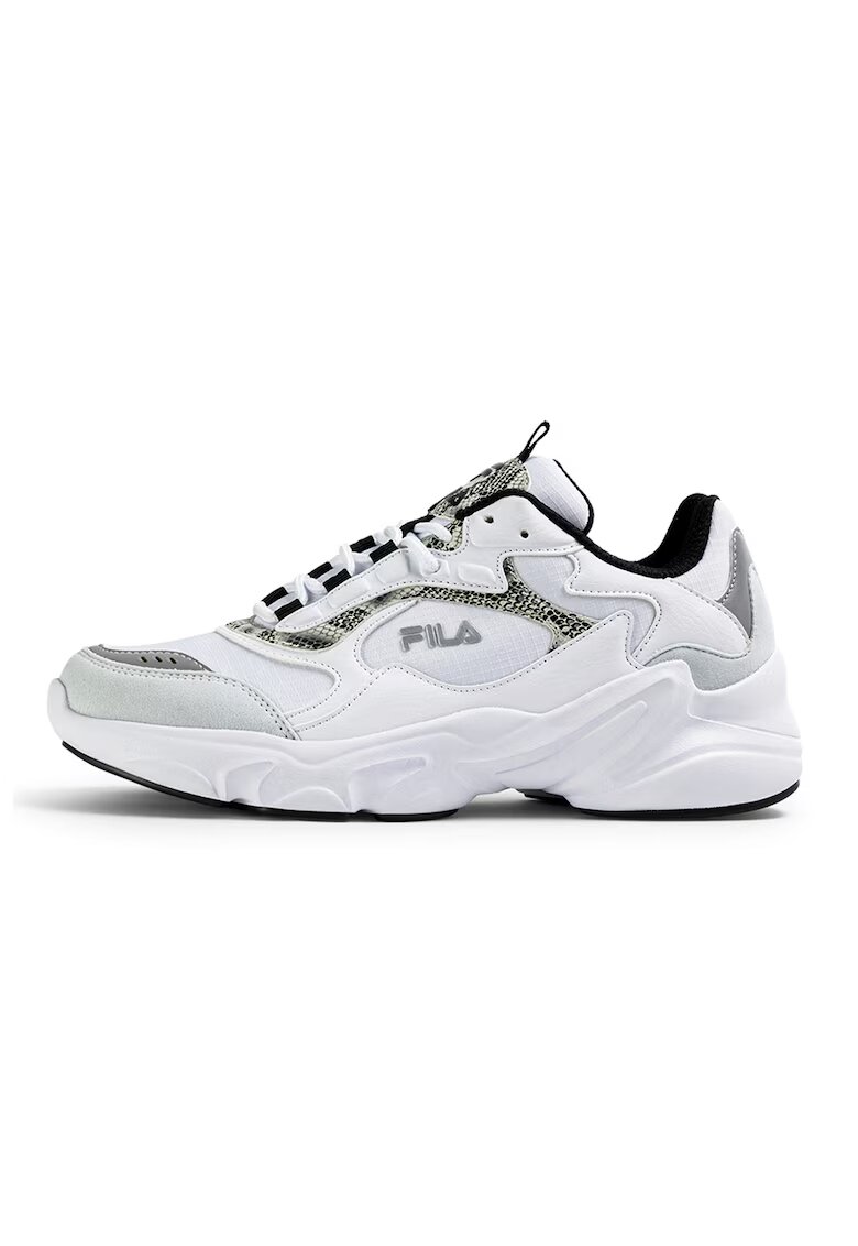 Fila Текстилни спортни обувкиCollene A с еко кожа - Бял/Черен