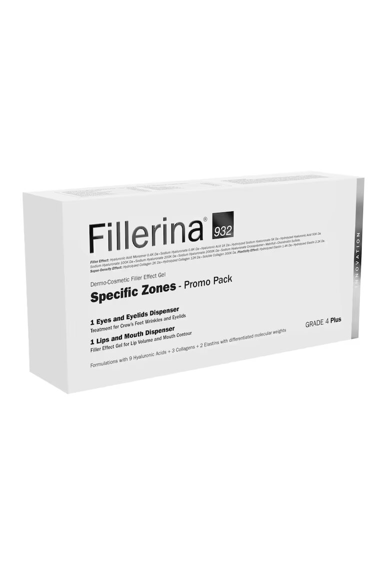 FILLERINA Промо пакет: 932 - Специфични зони - Степен 4 Plus - 15 мл + 7 мл
