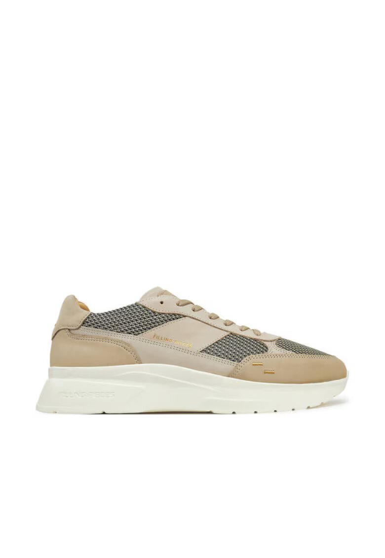 Filling Pieces Кожени спортни обувки с мрежа