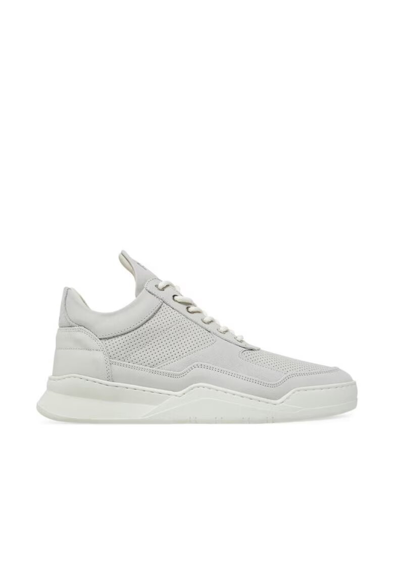 Filling Pieces Мъжки спортни обувки 305042040 - Естествена кожа - Бели