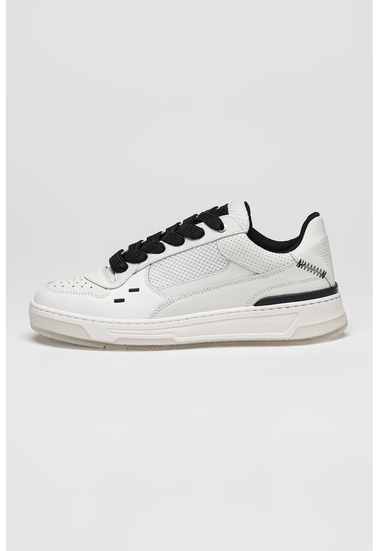 Filling Pieces Равни кожени спортни обувки с мрежа