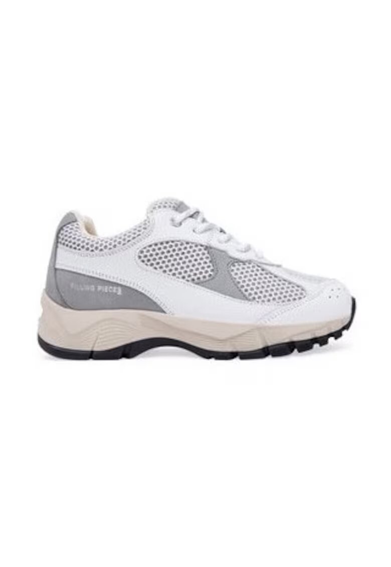 Filling Pieces Унисекс мрежести спортни обувки Oryon с кожа