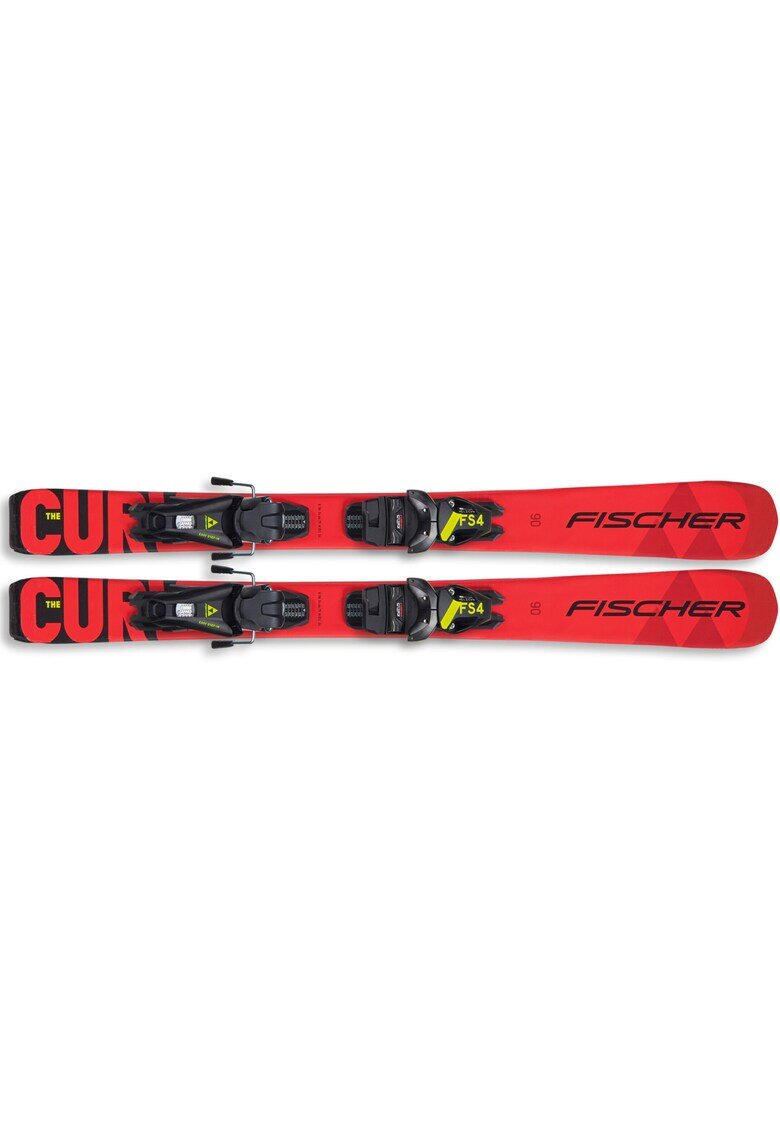 Fischer Ски THE CURV + FJ4 CA - с връзки - детски - червени