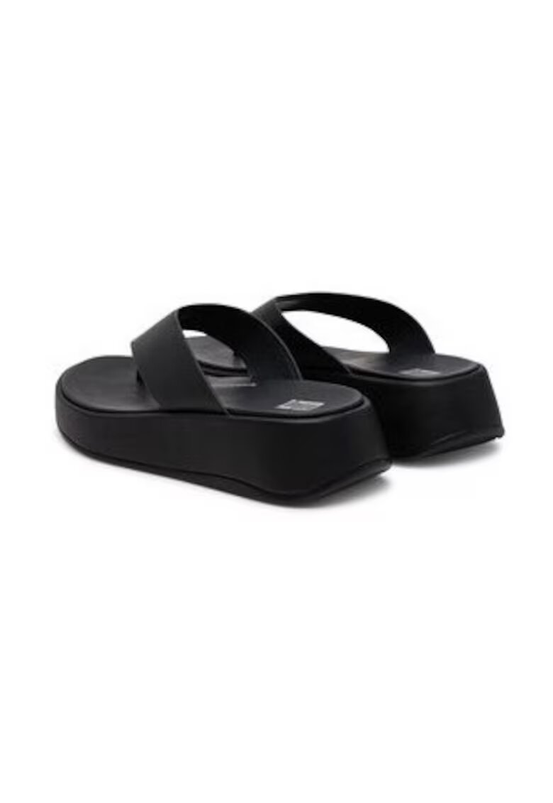 Fitflop Дамски пластмасови джапанки черни