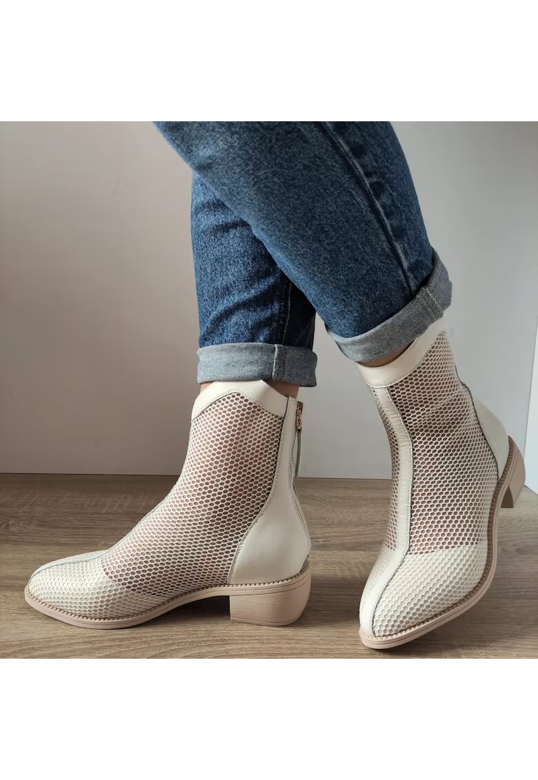 FORMAZIONE Ежедневни перфорирани обувки Дамски 630037 Beige - 37 - Beige