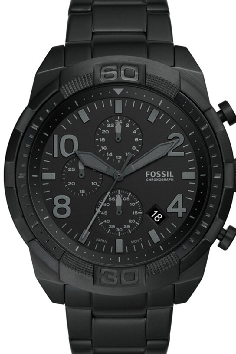Fossil Часовник от инокс с хронограф
