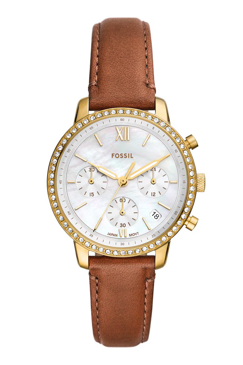 Fossil Часовник от неръждаема стомана с хронограф