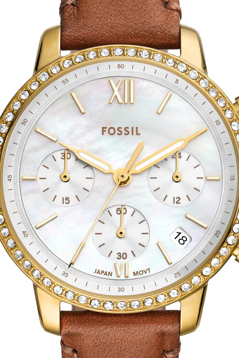 Fossil Часовник от неръждаема стомана с хронограф