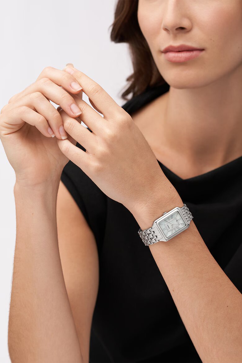 Fossil Часовник от неръждаема стомана с кристали