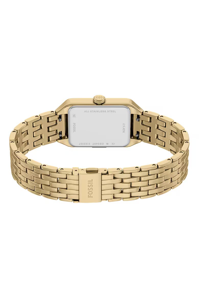 Fossil Часовник Raquel Mini от неръждаема стомана Златист