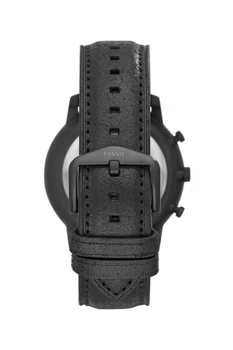 Fossil Часовник с кожена каишка и хронометър