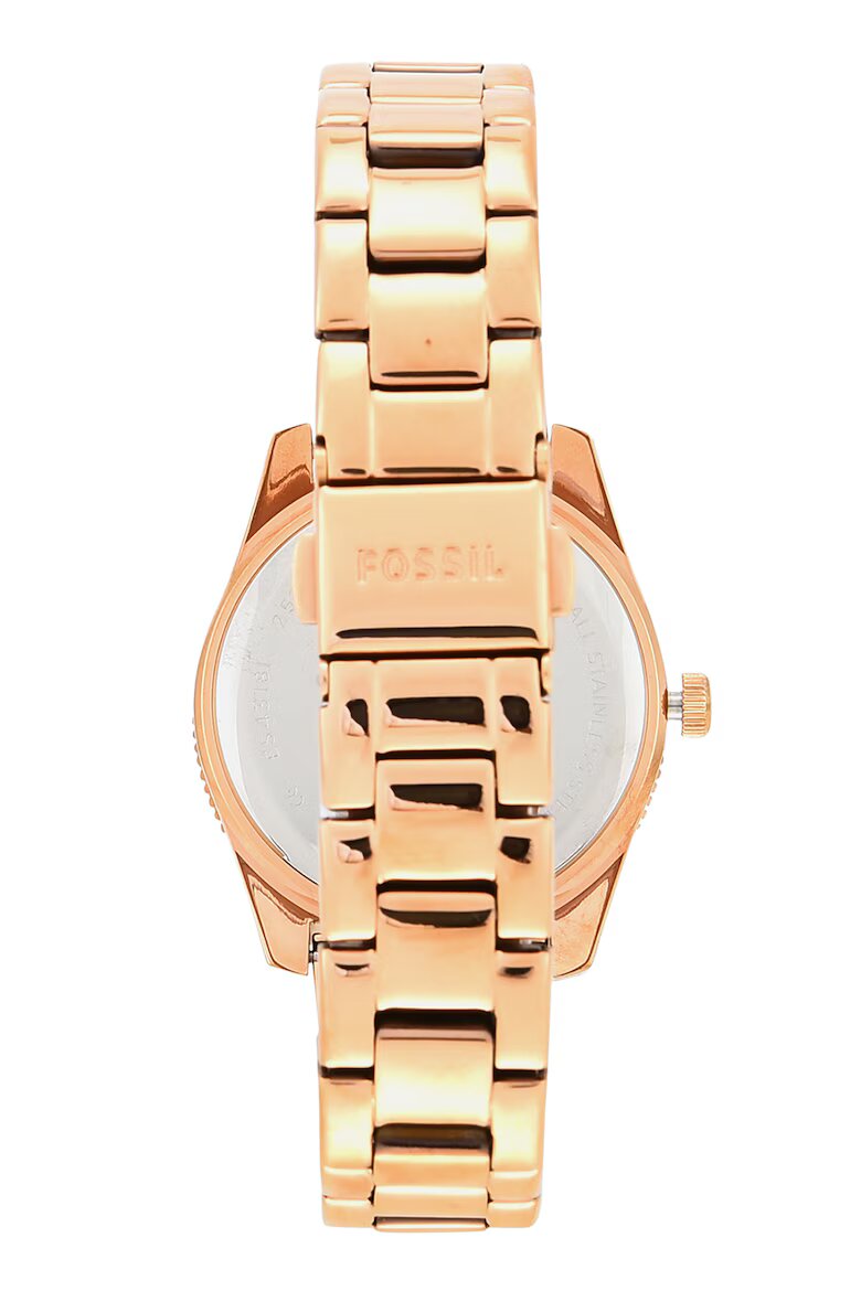 Fossil Часовник с циркони Розово-златист