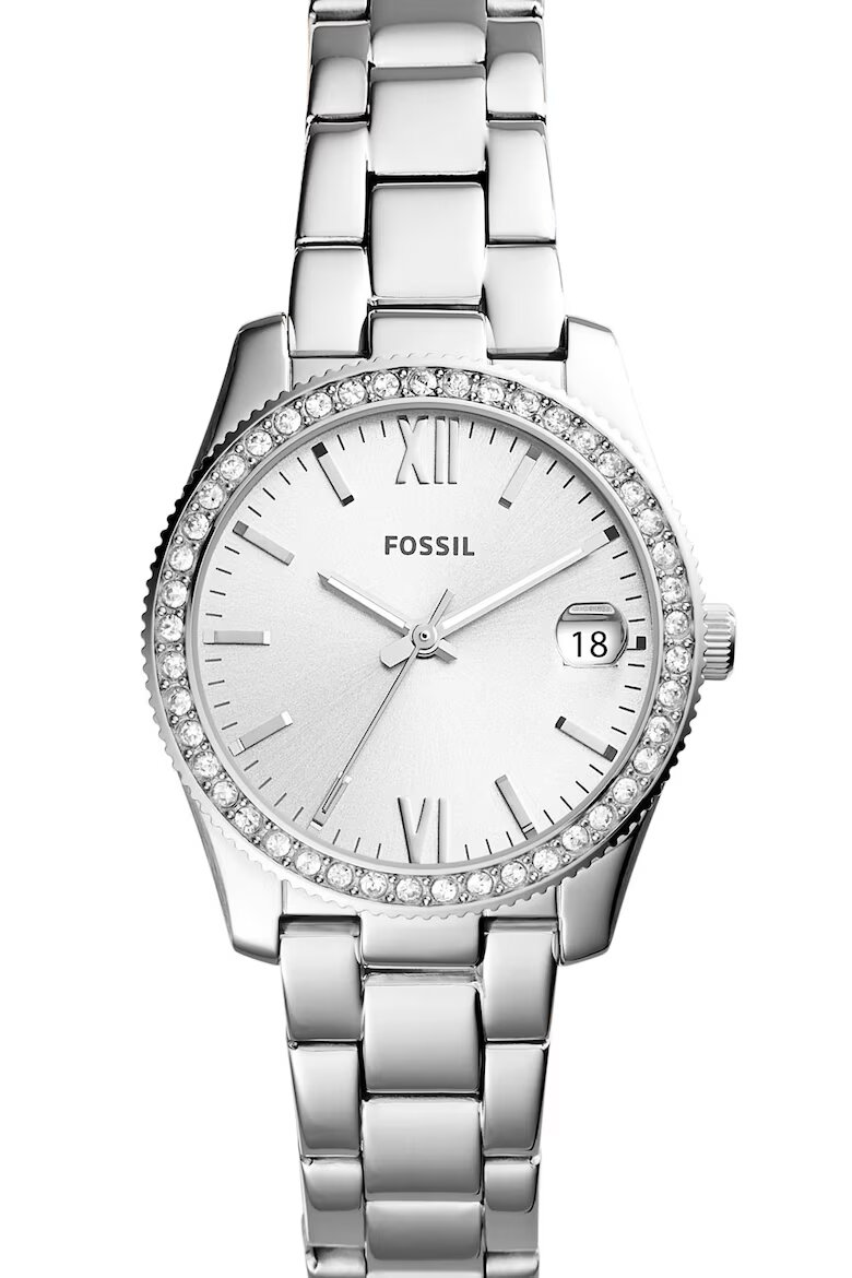 Fossil Часовник с циркони Сребрист