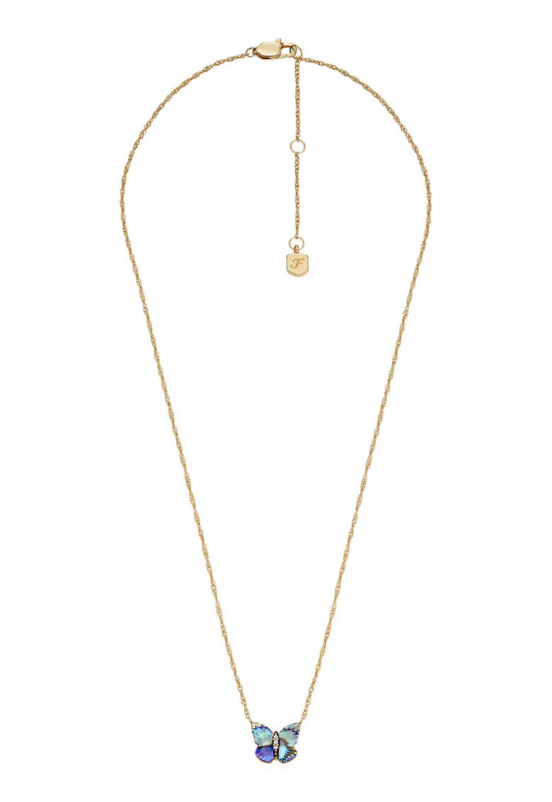 Fossil Колие със седефена висулка