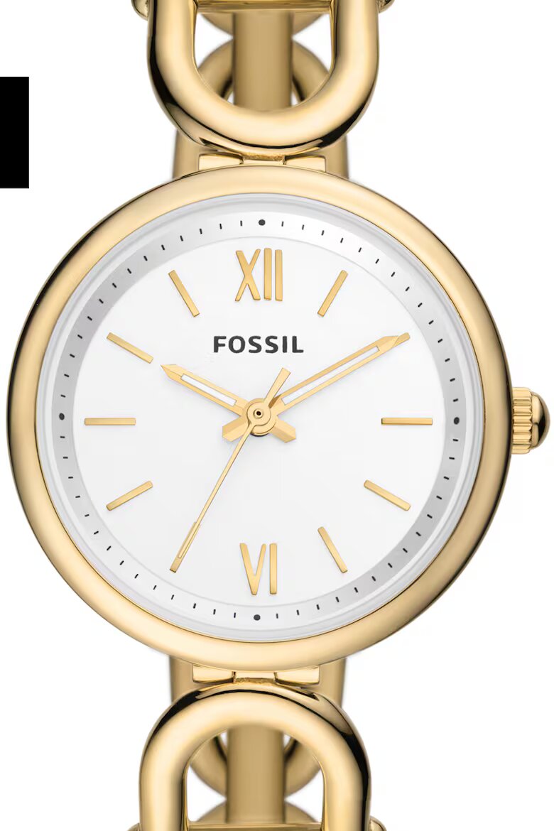 Fossil Кварцов часовник с верижка от неръждаема стомана