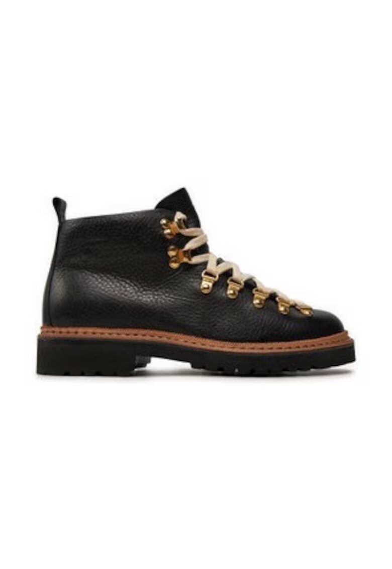 Fracap Дамски боти Magnifico M120 - естествена кожа - черни