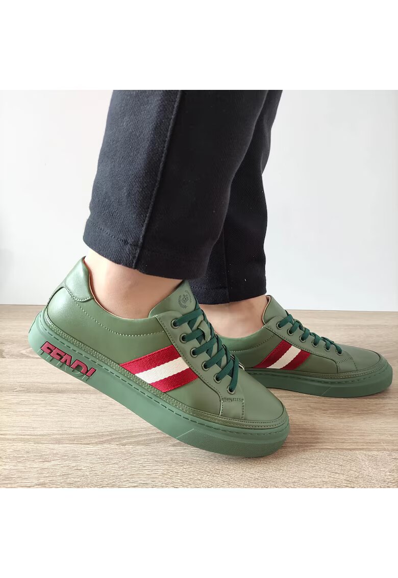FRANCO GERARDO Ежедневни мъжки обувки 68005 Olive Green -