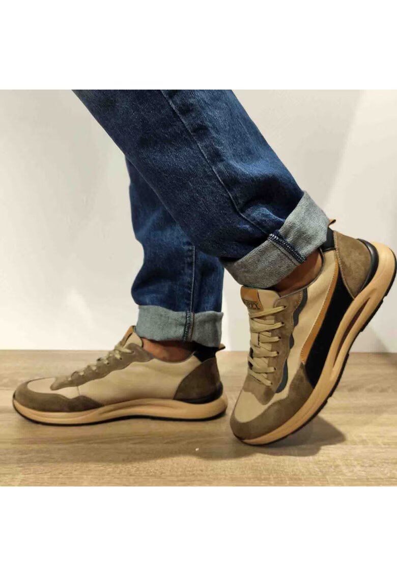FRANCO GERARDO Мъжки обувки A11203 Beige - Бежови