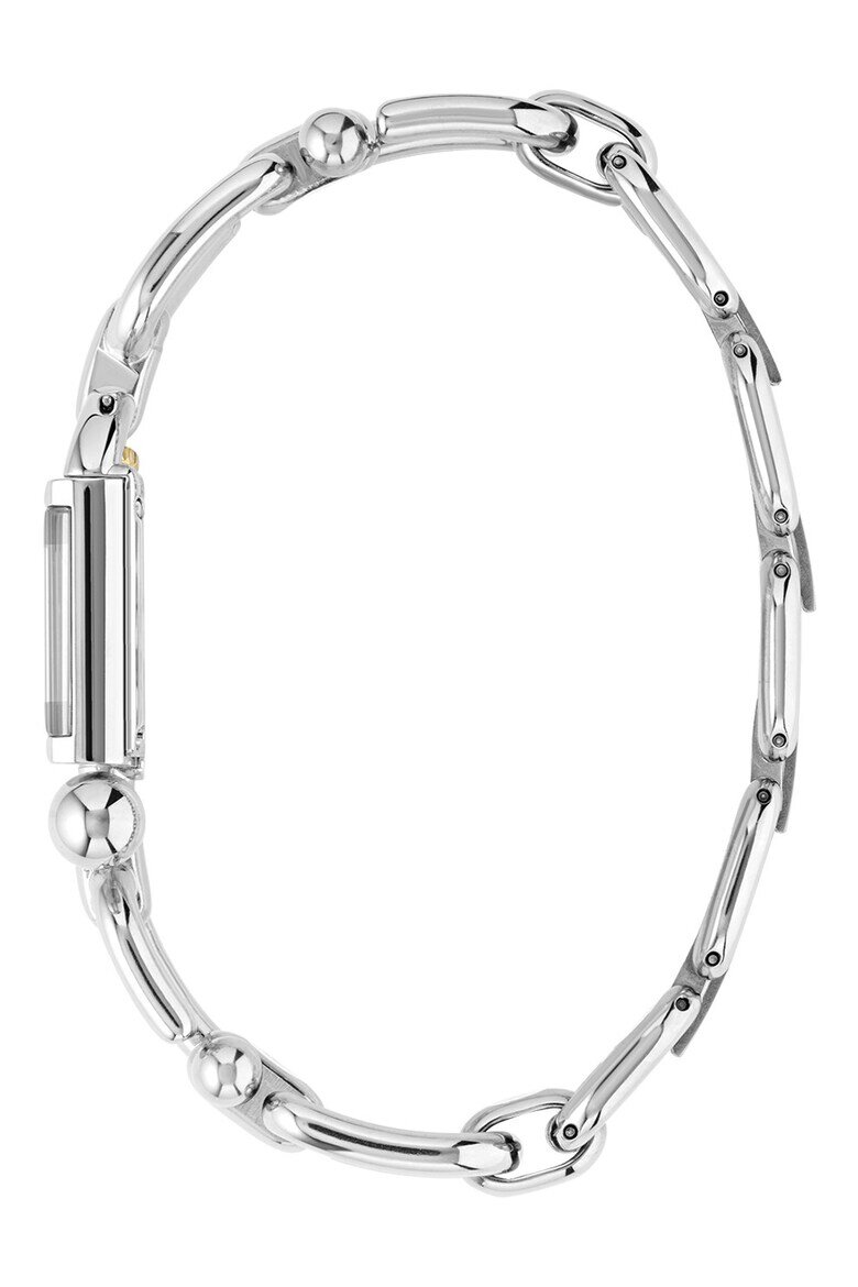 Furla Часовник с кожена каишка и релефен циферблат