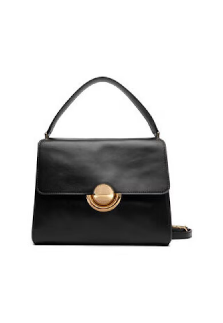 Furla Дамска чанта - 305615657 - от естествена кожа - черна